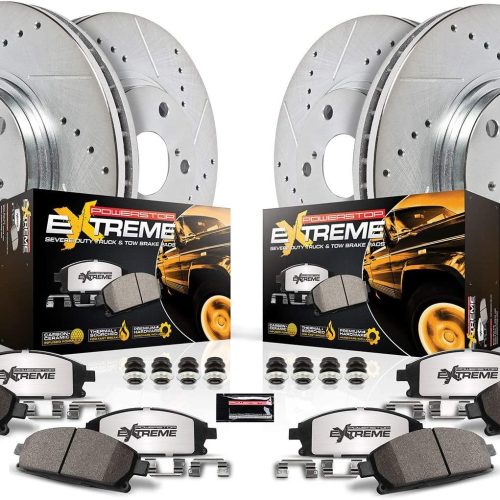 Power Stop K2798-36 Z36 Truck & Tow Front and Rear Brake Kit