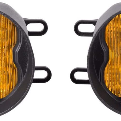 Diode Dynamics SS3 LED Fog Light Kit compatible with Toyota 4Runner 2014-2023, Yellow SAE Fog Max